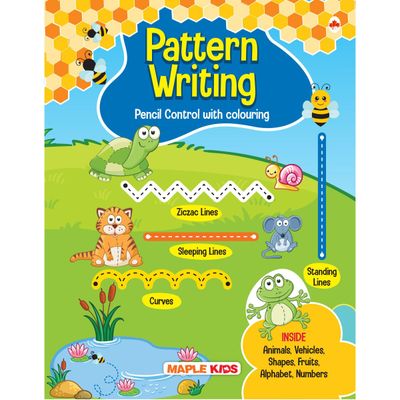 Pattern Writing - Pencil Control Activity Book For Kids | Age 2-5