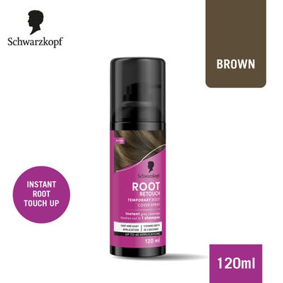 Root Retouch Temporary Root Cover Spray Hair Colour - Brown