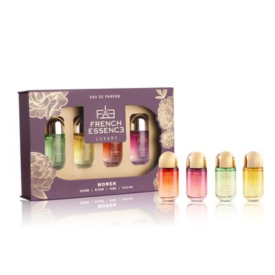 French Essence Gift Set - Edp | Women | Charm | Bloom | Fame | Passion