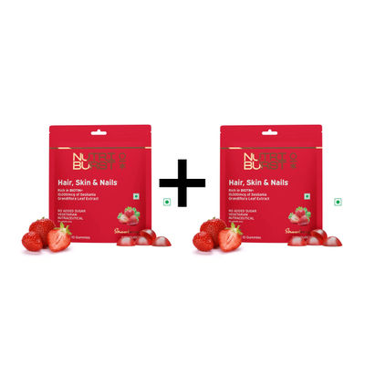 Biotin Gummies To Support Hair, Skin & Nail Growth Combo