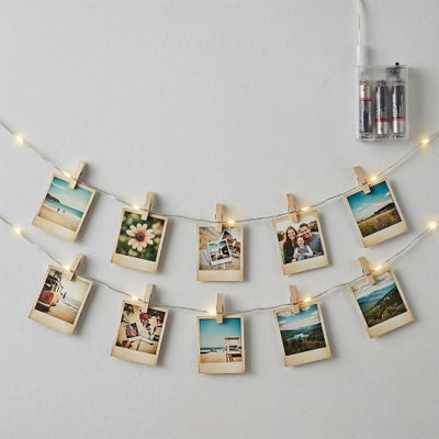 String Lights with Photo Clips | Happy Mail