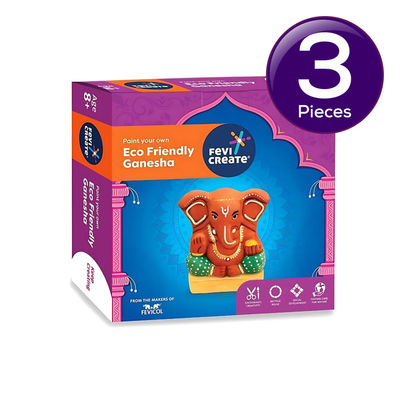 Pidilite Eco Friendly Ganesha Idol DIY Kit Combo