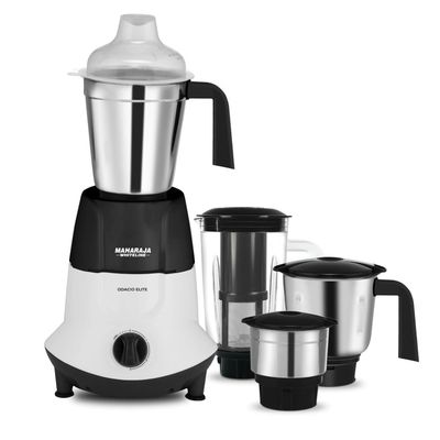 Odacio Elite Mx - 278 750 W Mixer Grinder (4 Jars - White - Black)