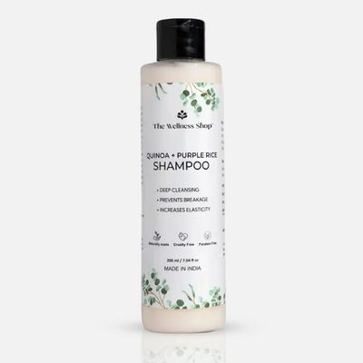 The Wellness Shop Quinoa And Purple Rice Shampoo For Damage Control