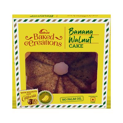 Baked Creation Banana Walnut Bundt Cake | Bakery Delight