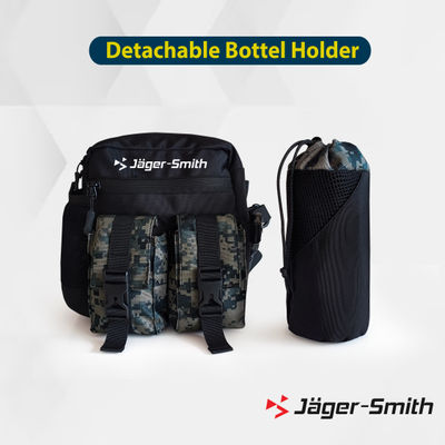 JSWB 101 Adventure Multipurpose Waist Bag | Black and Camoflogue