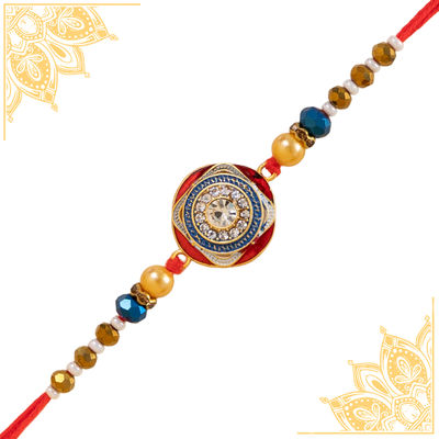 Abstract Single Rakhi (Shree Rakhi) Set of 1