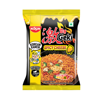 Hot and Spicy Korean Cheese Flavoured Ramen Instant Noodles