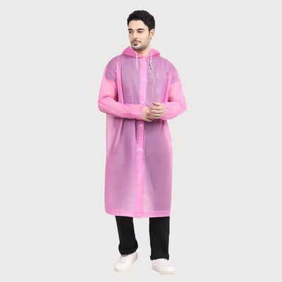 Citizen EVA Raincoat Poncho - Pink-CP04