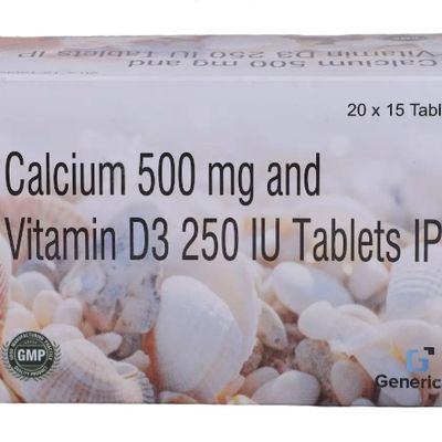 Calcium 500 Mg + Vitamin D3 250 Iu Tablet