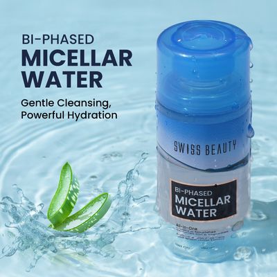 Bi-Phased Micellar Cleansing Water