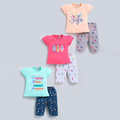 Baby Girls Casual Top & Capri | Assorted | 3 - 6 Months