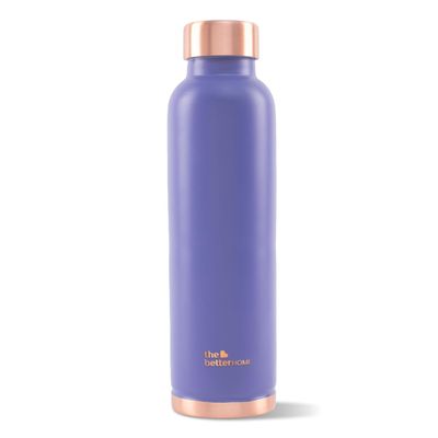 The Better Home Copper Water Bottle 950 ml With Anti Oxidant Properties-Purple