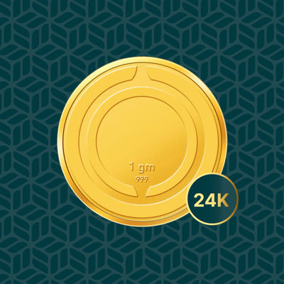 Nek By Jar Gold Coin 24K | 999 Purity