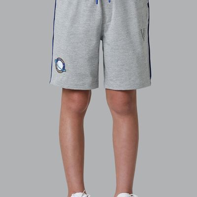 Van Heusen Boys Smart Tech Easy Stain Release Shorts | Grey Melange | 7 to 8 years