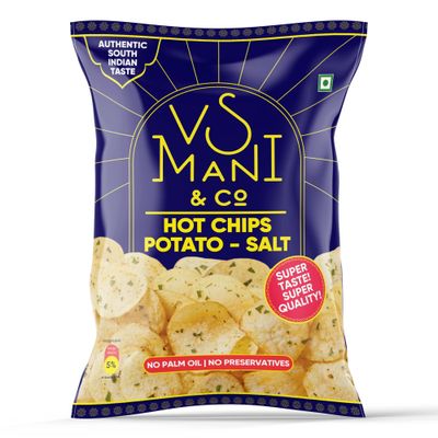 VS Mani Potato Hot Chips Salt, No Palm Oil