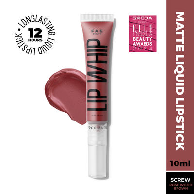 Lip Whip 12H Matte Liquid Lipstick Enriched With Vitamin E And Cherry Coffee | Screw