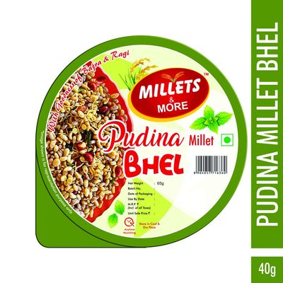 MILLETS & More Pudina Tub Millet Bhel