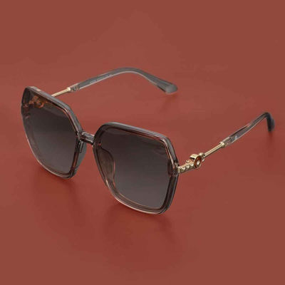 Women UV Protected Lens Oversized Sunglasses A3095-A8