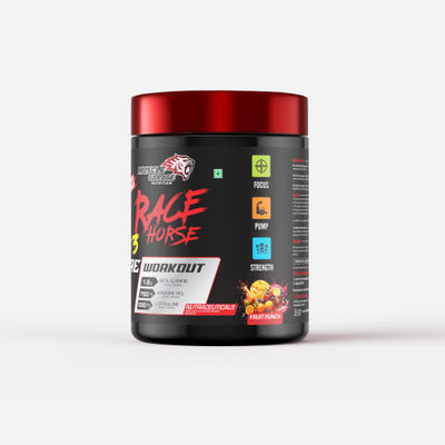 Muscle Garage Race-Horse Pre-Workout | 43 Servings | Fruit Punch