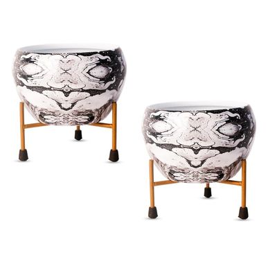 Reva Home Decor Vase With Stand Desktop/Bedroom Corner Table/Home Decor Centepiece