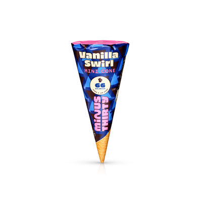 Vanilla Swirl Mini Ice Cream Cone