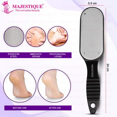 Curved Foot Scrubber | Pedicure Tool for Dead Skin Removal | Multicolor