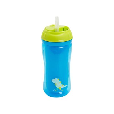 Flexi Straw Insulated Cup Blue