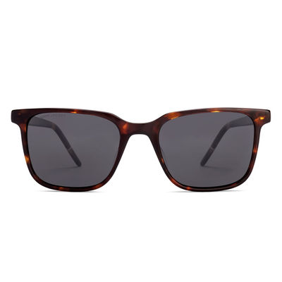 Unisex Acetate Wayfarer Sunglasses | Brown Tortoise - Extra Wide