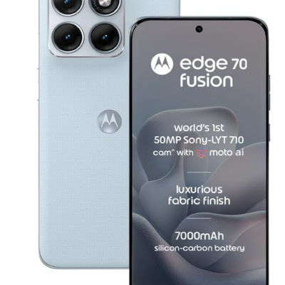 Edge 70 Fusion Smartphone | 8 GB RAM | 128 GB Storage | 6.78 inch Display | 5G, 4G, 3G, 2G | Pantone Country Air