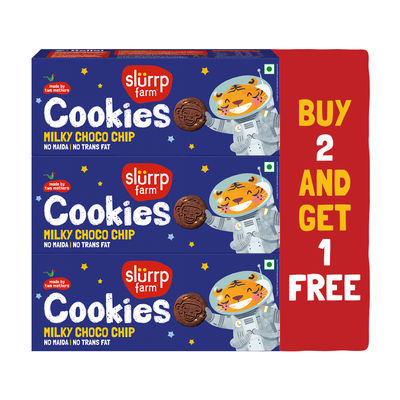 No Maida Milky Choco Chip Cookies | Made with Jowar and Whole Wheat