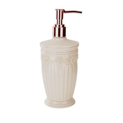 Nayasa Bianca Plastic Soap Dispenser for Kitchen & Bathroom | Beige