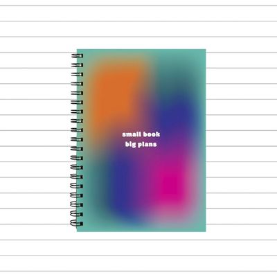 Blur Series Notebook 250 Ruled Pages, B5 Size 18 x 25 cm, Natural Shade