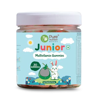 Kids Multivitamin Gummies | Strawberry | Ashwagandha & Lysine | Growth & Immunity