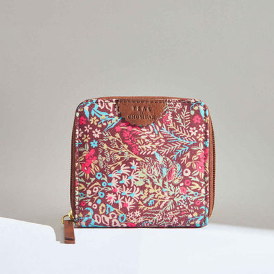 Women's Mini Wallet | Small Wallet, Purse | Rainforest | Brown