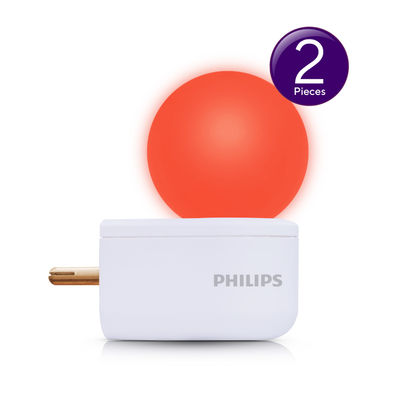 Philips 0.5W Led Red Bulb, Pack Of 1 (Joy Vision, Prong) Combo