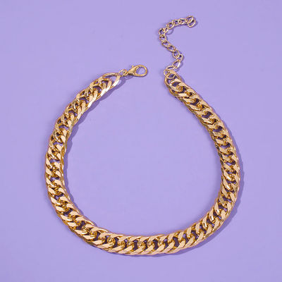 Exaggerated Style Metal Twist Bucklethick Collarbone Chain | Jltn0449
