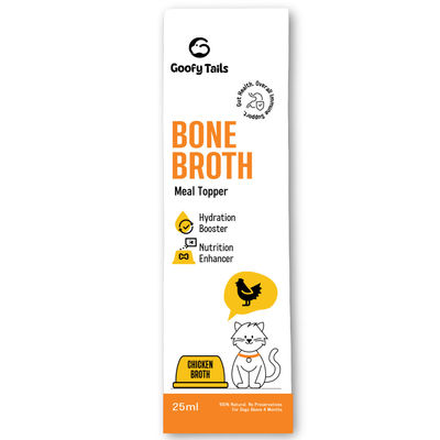 Chicken Bone Broth for Cats | Collagen Rich Cat and Kitten Food Topper