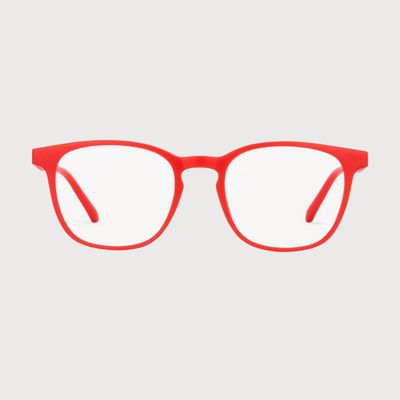 Unisex Solid Computer Glasses | Red