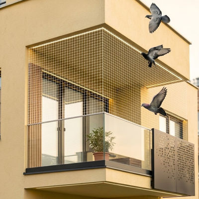 Anti Bird Net | White Mesh Pigeon Net | Protection for Home, Balcony - 8 x 10 ft