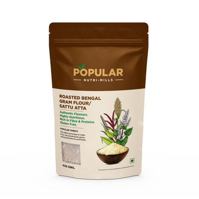 Nutri Mills Roasted Bengal Gram Flour Sattu Atta