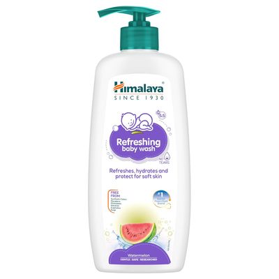 Himalaya Refreshing Baby Wash No Tears Formula With Watermelon Neem & Lemon