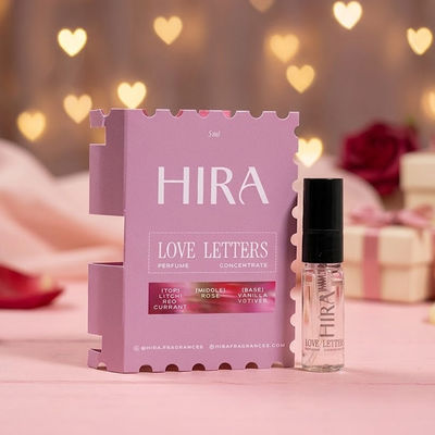 HIRA Love Letters Eau De Perfume | Mini | For Woman | Fruity Floral & Vanilla Scent