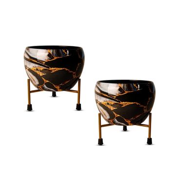 Reva Home Decor Vase With Stand I Desktop, Bedroom Corner Table, Home Decor Centepc