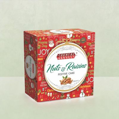 Country Harvest Festive Cake Nuts And Raisins