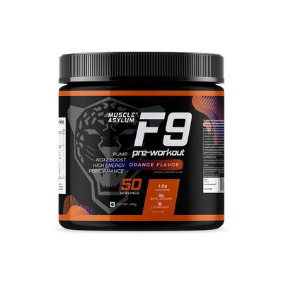 F9 Pre-Workout - 50 Servings Bcaa Orange