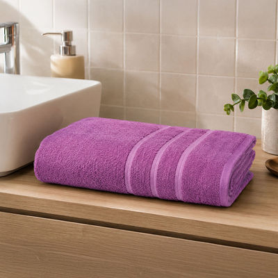 by My Trident Day To Day Bath Towel | 28 in x 55 in | Plum