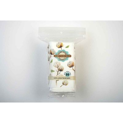Organic Cotton Square Facial Pads with Aloevera