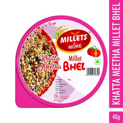 MILLETS & More Khatta Meetha Tub Millet Bhel