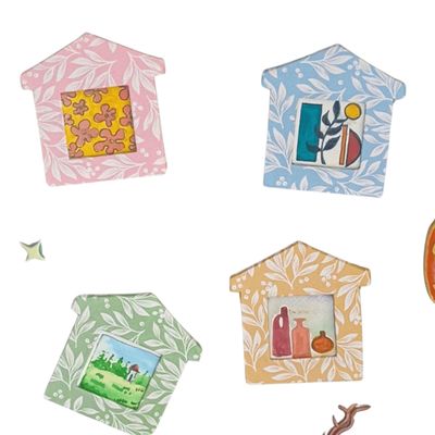 Memory Shack Fridge Magnets - Set Of 4 - 18010